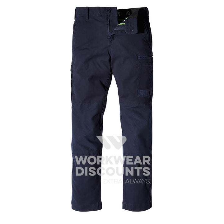 FXD WP3W 360 Ladies Stretch Cotton Work Pants Navy Front