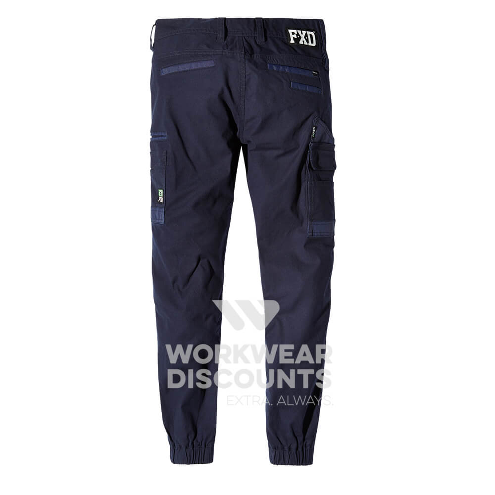 FXD WP4W 360 Ladies Stretch Cuff Cotton Work Pants Navy Back