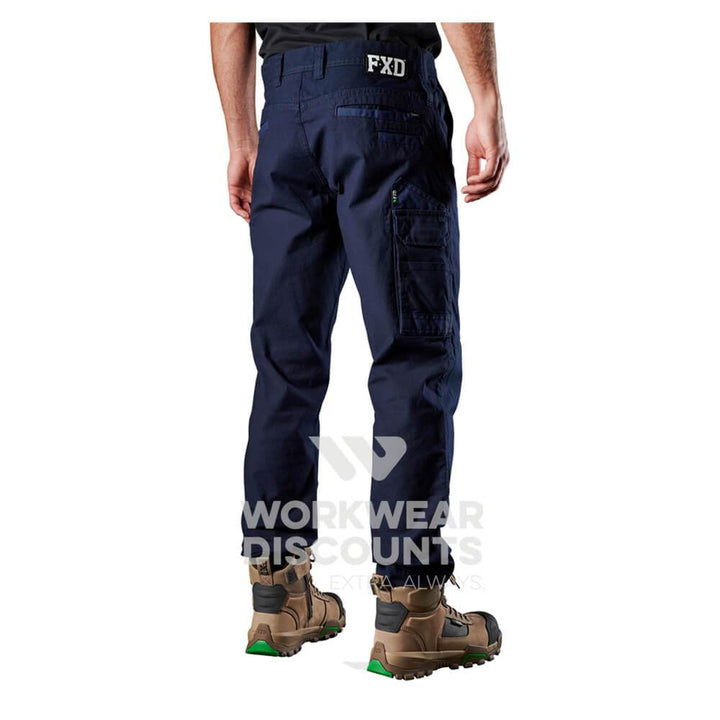 FXD WP3 360 Stretch Cotton Work Pants Navy Side