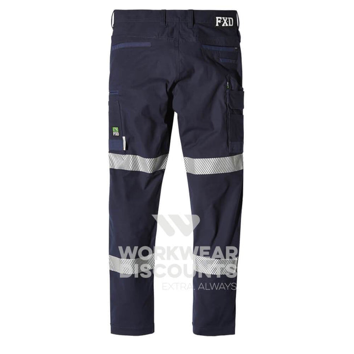 FXD WP3T Taped 360 Stretch Cotton Work Pants Navy Back