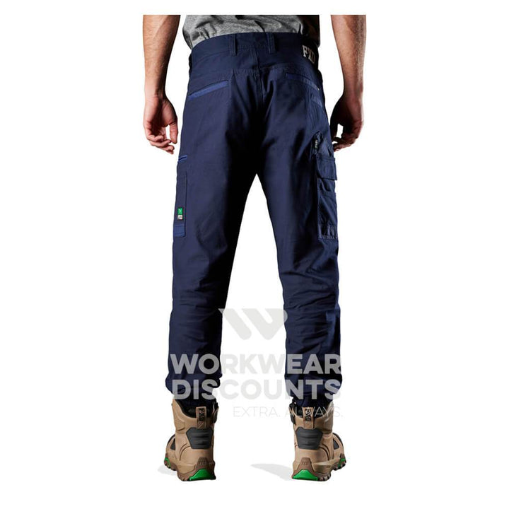 FXD WP4 360 Stretch Cuff Cotton Work Pants Navy Back