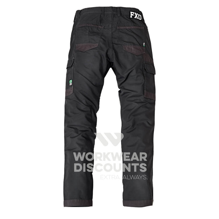 FXD WP5 Lightweight Coolmax Quick Drying Work Pant Graphite Back