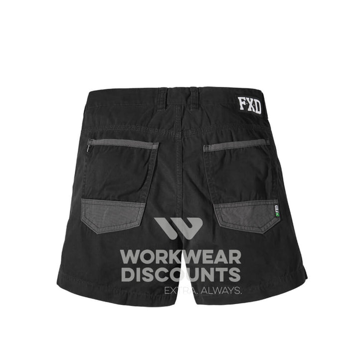 FXD WS2 Cotton Twill Short Shorts Black Back
