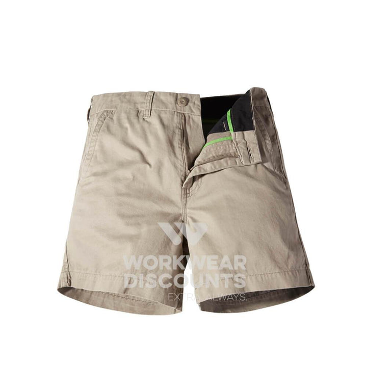 FXD WS2 Cotton Twill Short Shorts Khaki Front