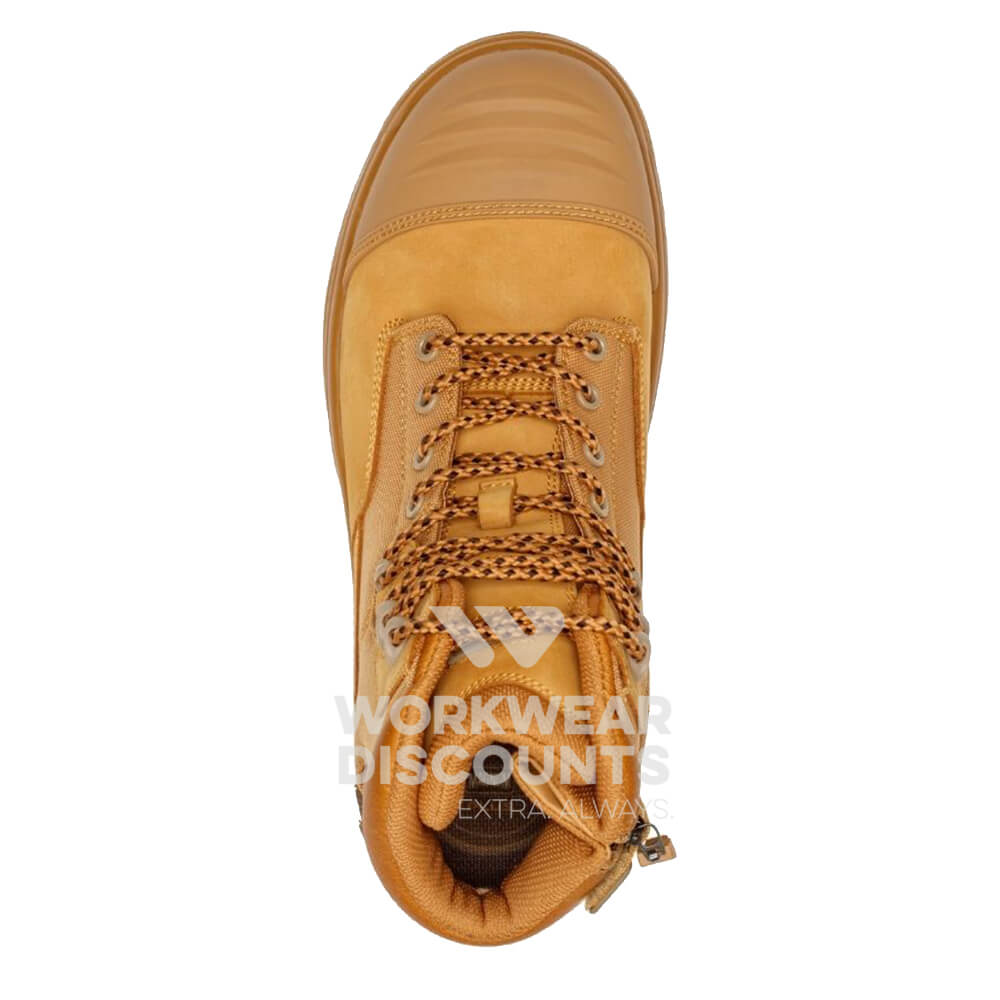 Magnum Trademaster Lite Zip Lace Composite Boots Wheat Top