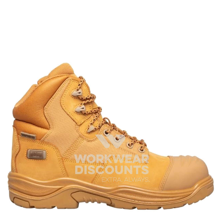 Magnum Trademaster Lite Zip Lace Composite Boots Wheat Side